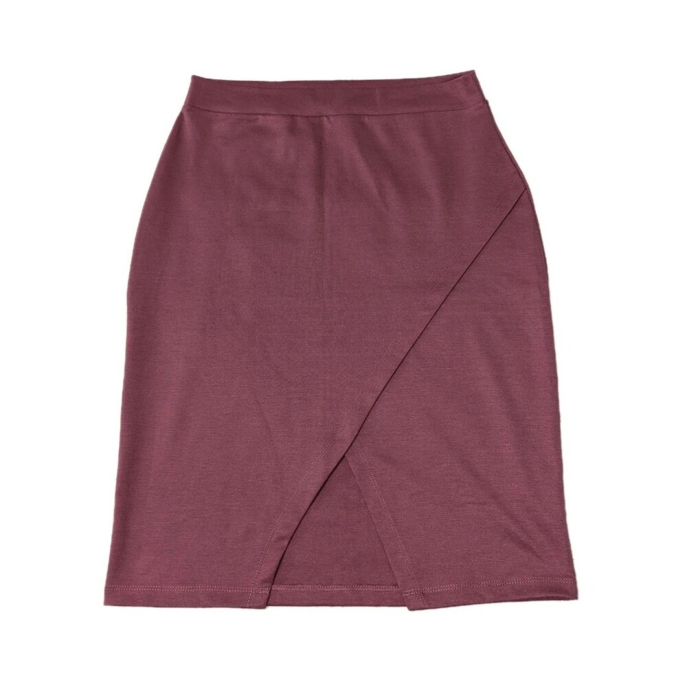 Women's Pencil Skirt Size Large Pull On Elastic Waist By Popular Basics